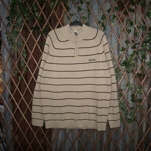 XL - Vintage Y2K Softball Sweatshirts quarter zip knitted
